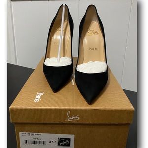 *WORN ONCE* Christian Louboutin SoKate suede heels